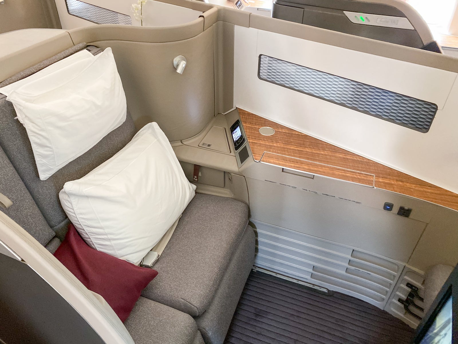 Cathay Pacific First Class seat