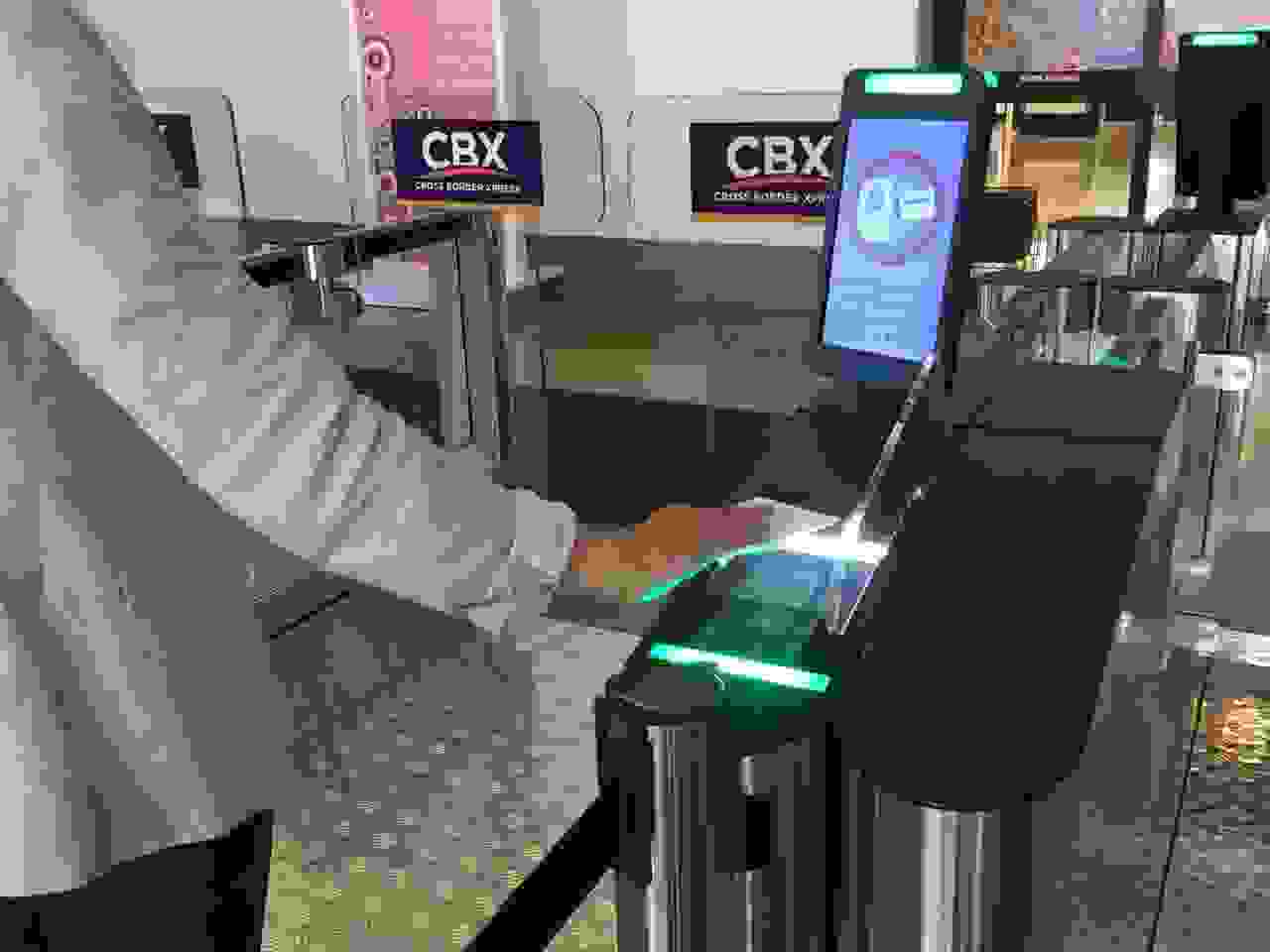 Scanning our tickets at the CBX E-gate makes entry even easier. (Photo courtesy of CBX)