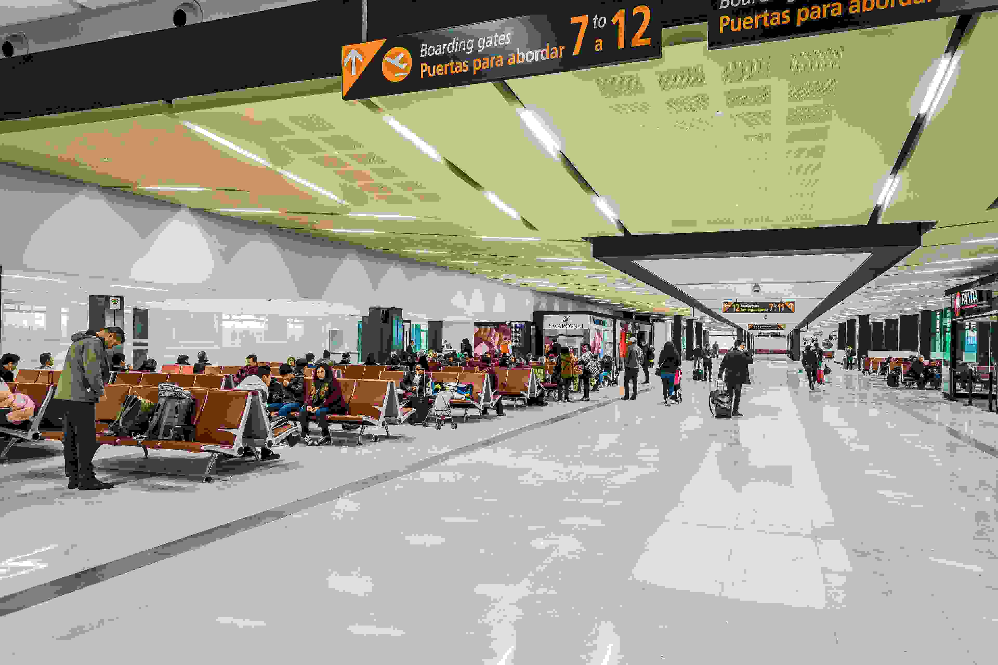 Exiting the CBX area into the Tijuana Airport, travelers walk directly into the boarding gates area. (Photo courtesy of CBX).