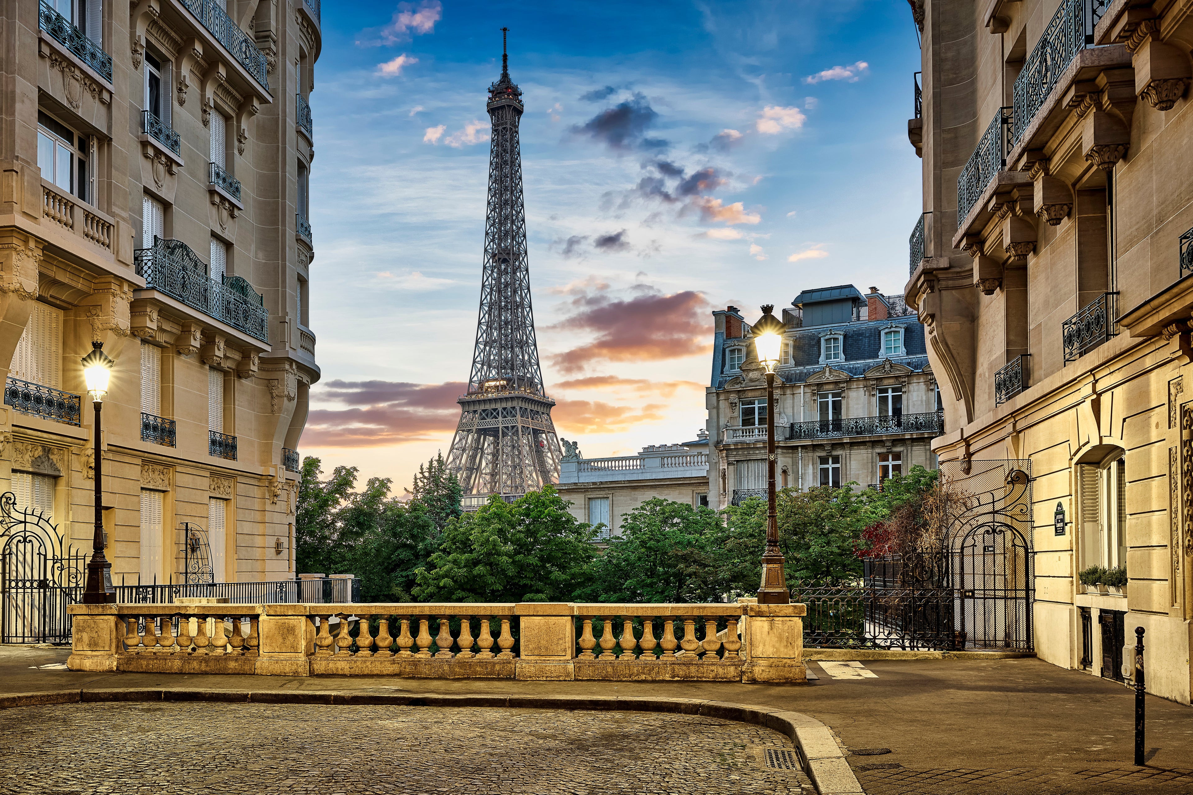 Eiffel Tower. (Photo by Harald Nachtmann/Getty Images.)