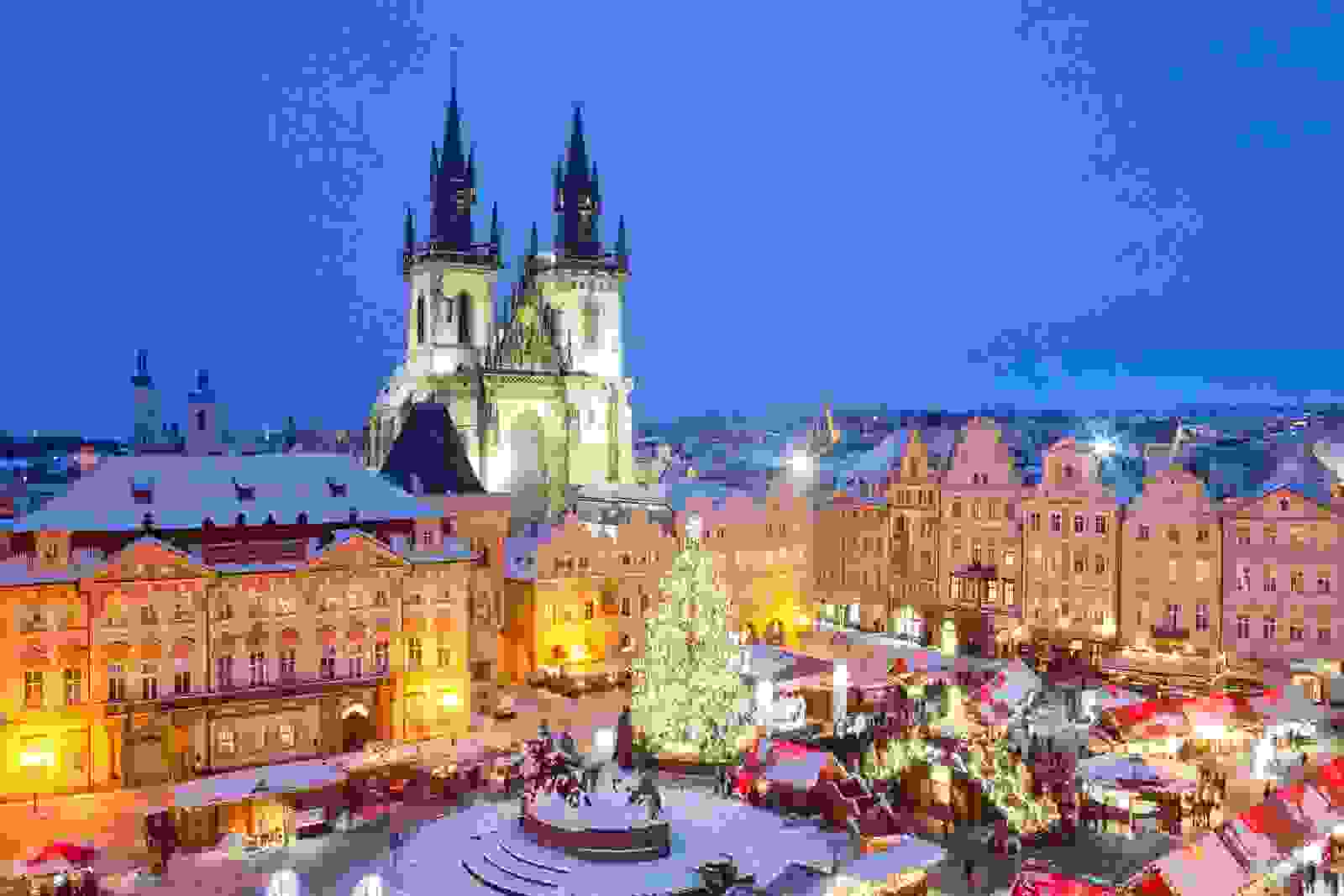 The Prague Christmas Market. (Photo by Frank Chmura/Getty Images)