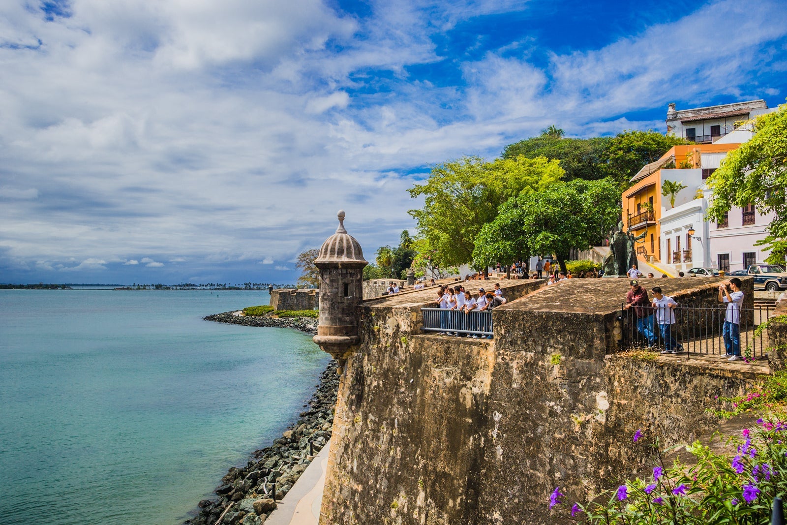 Old San Juan City Walls in Puerto Rico. (Photo by Maremagnum/Getty Images)