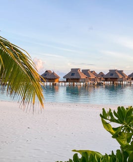 overwater bungalos at Conrad Bora Bora