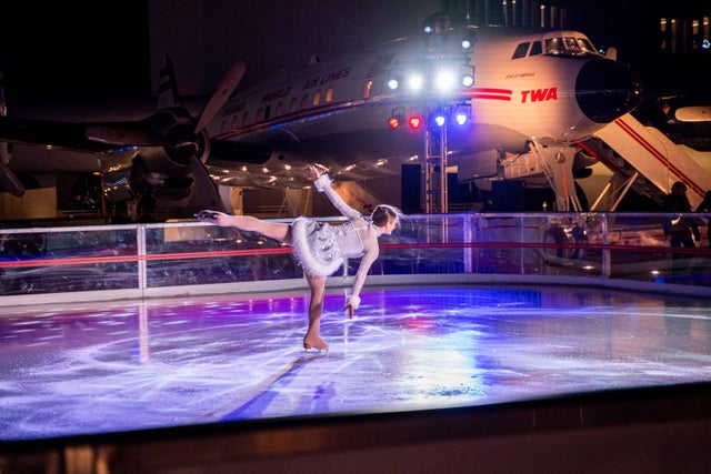 Marwayne Rink What it's like to ice skate at the TWA Hotel Runway Rink - The Points Guy