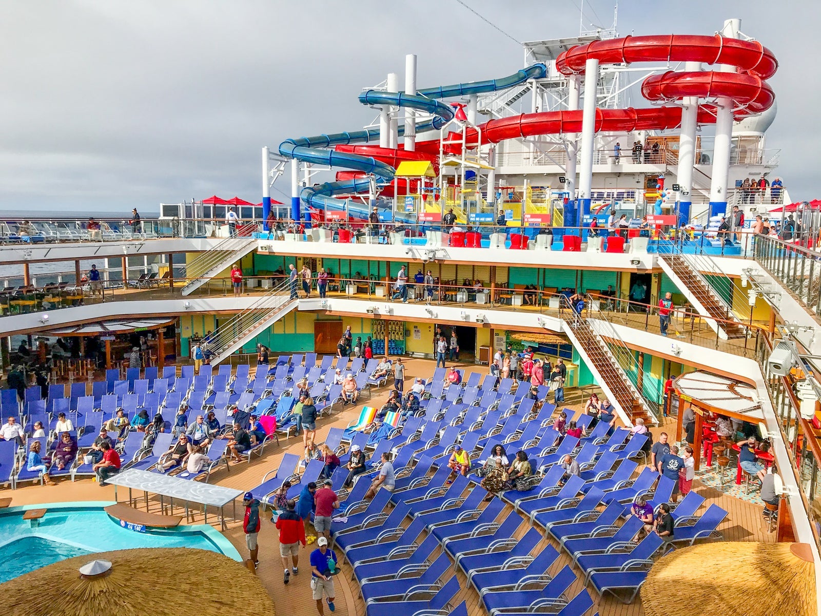 The top deck of Carnival Panorama
