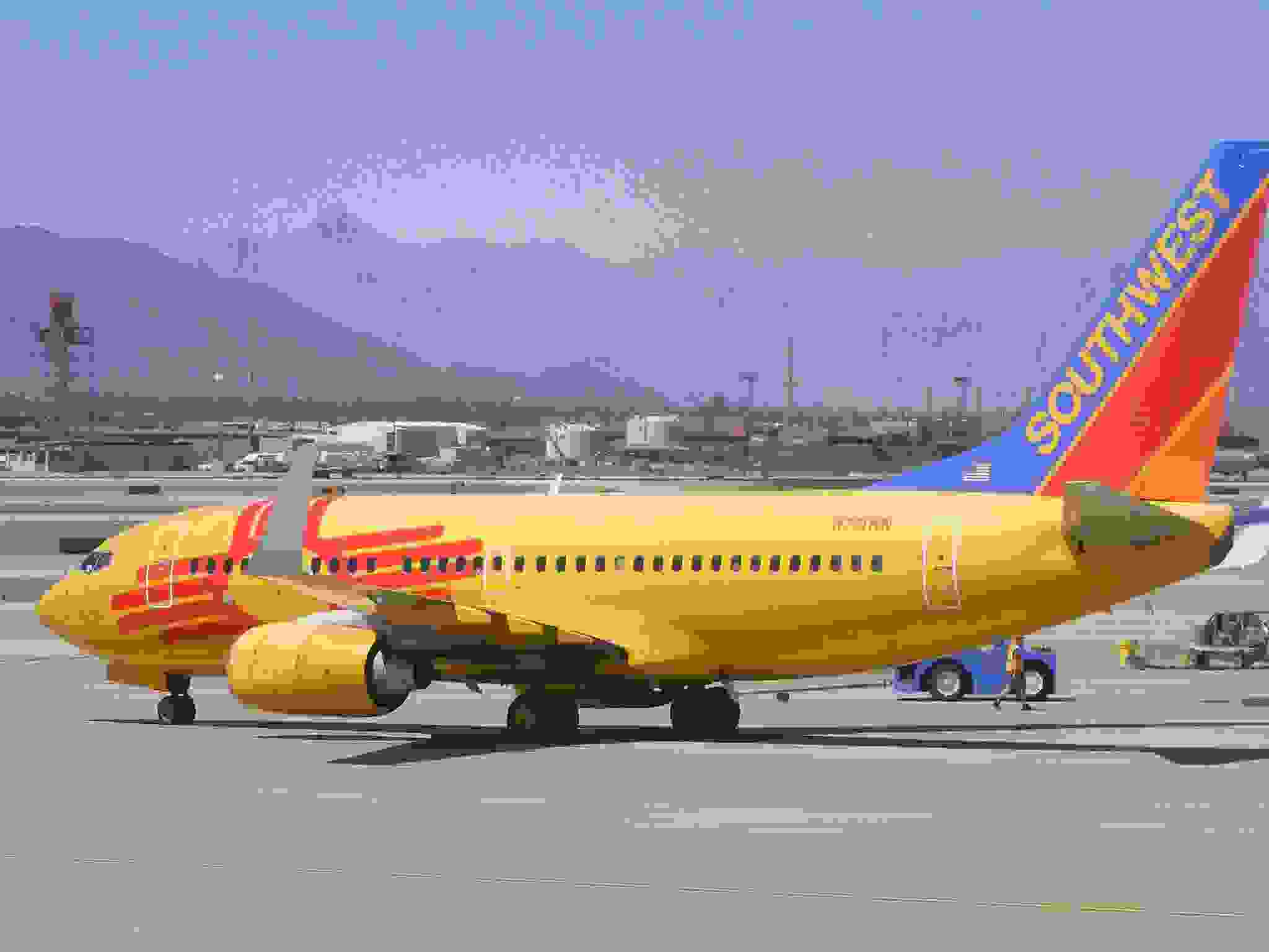Southwest Airlines' New Mexico Boeing 737 at Phoenix Sky Harbor International Airport. (Photo by Benét J. Wilson/The Points Guy)