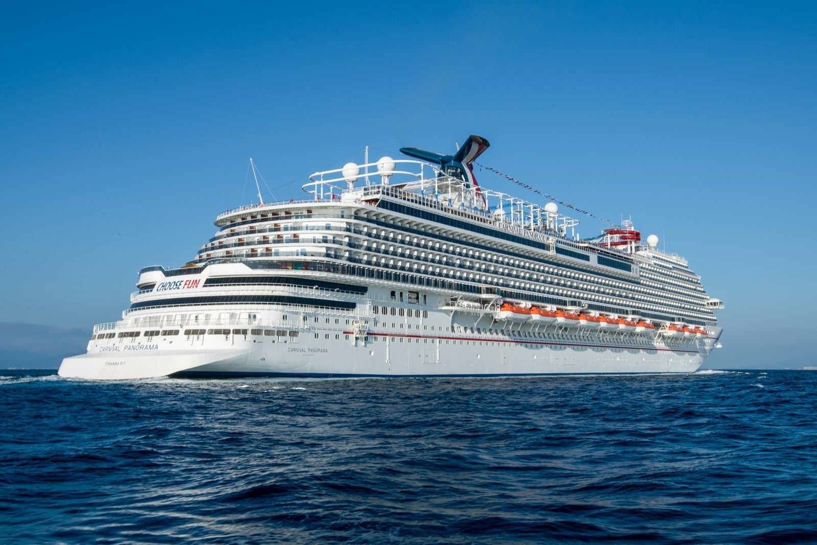 Carnival Panorama cruise ship at sea