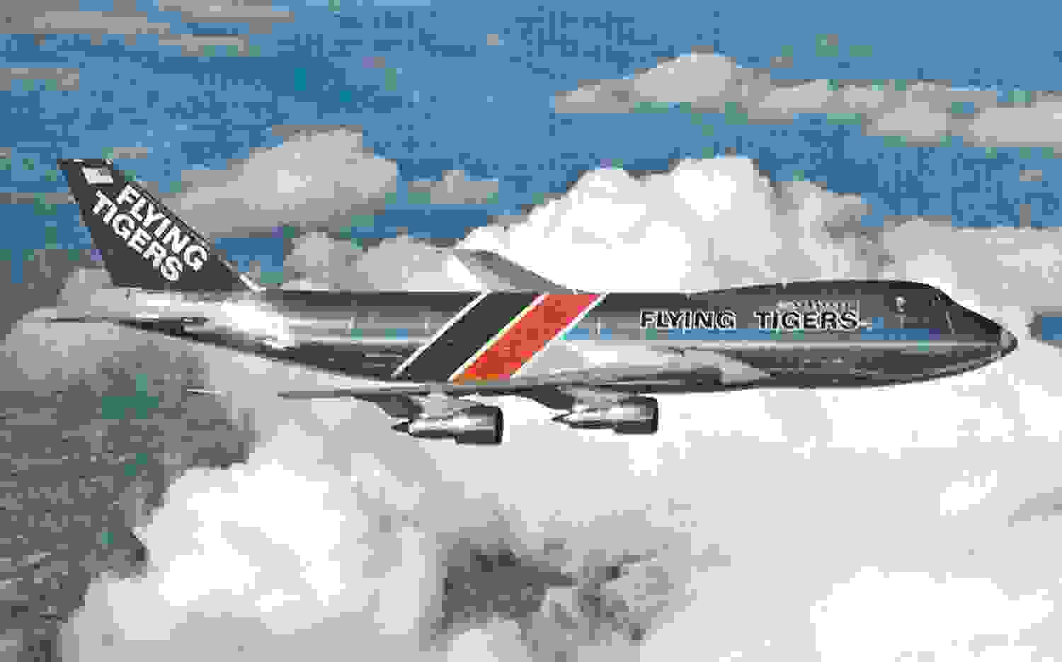 A Flying Tigers 747F.