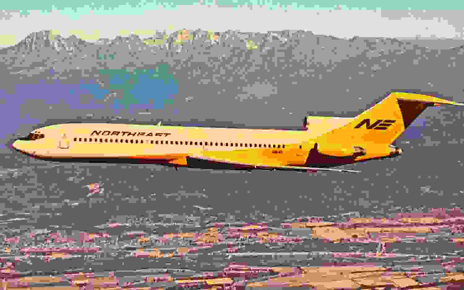Northeast was the launch customer of the Boeing 727-200.