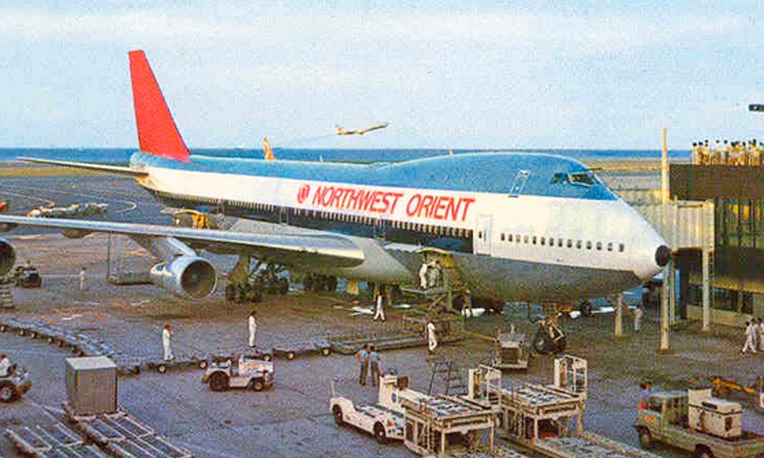 Northwest became the world's largest operator of the 747.