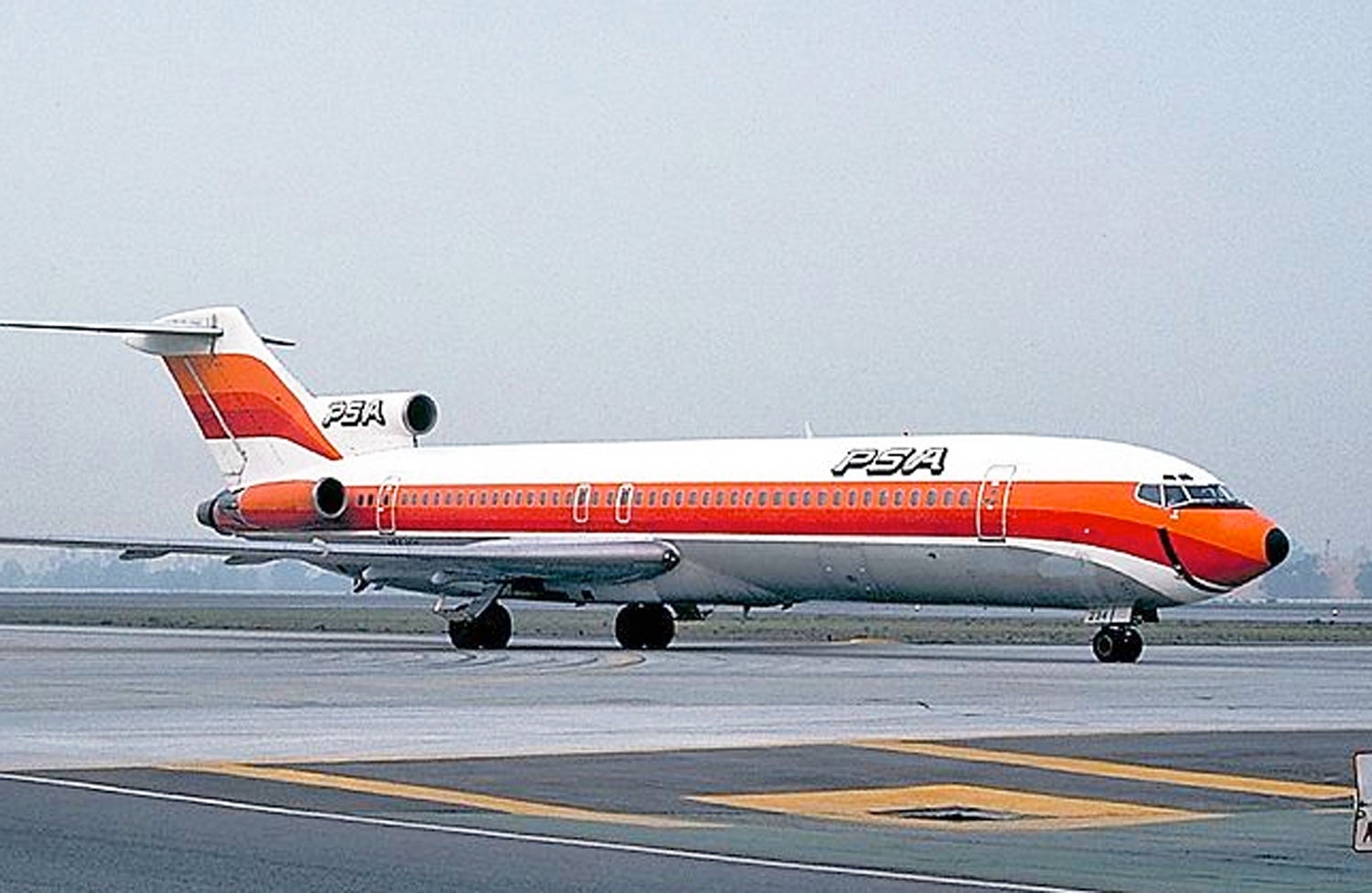 The PSA smile was a modest, unassuming one: an airplane just happy to be an airplane.