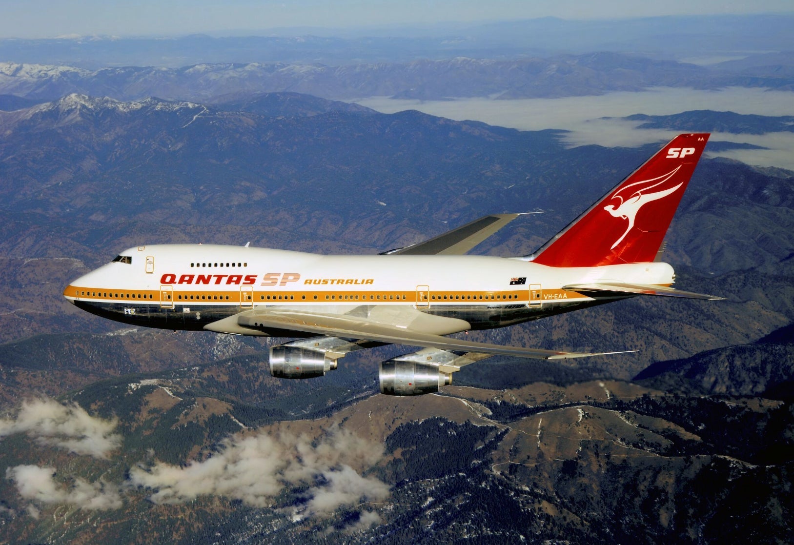 Qantas's first 747SP in 1981 (Photo courtesy of Qantas)