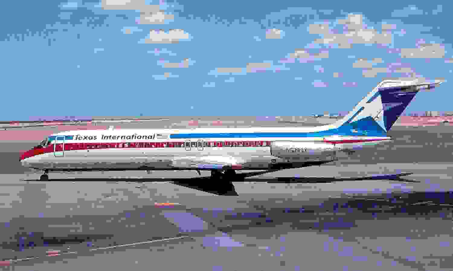 Lone Star blues. A Texas International DC-9.
