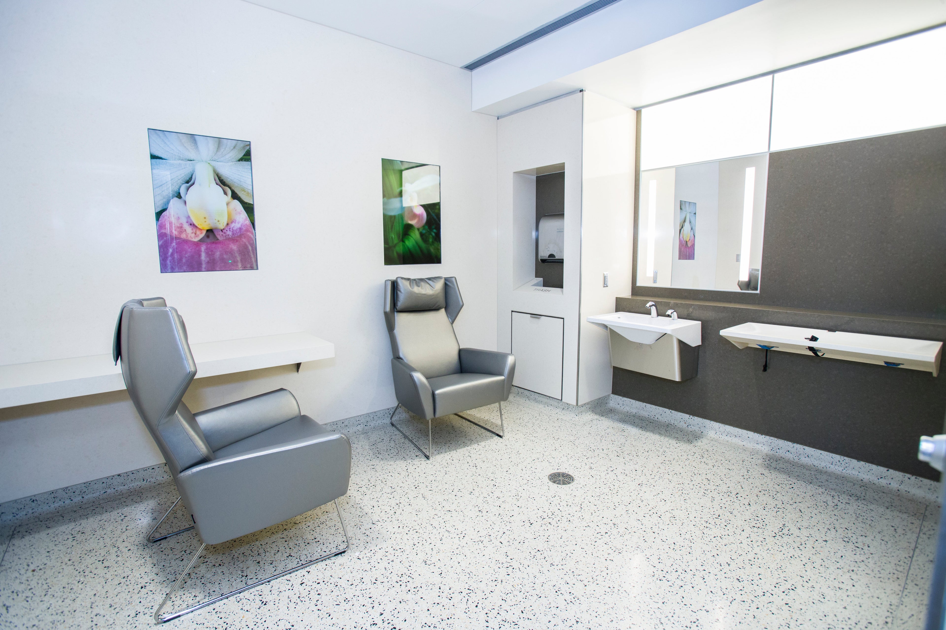 Lactation room at the Minneapolis Airport