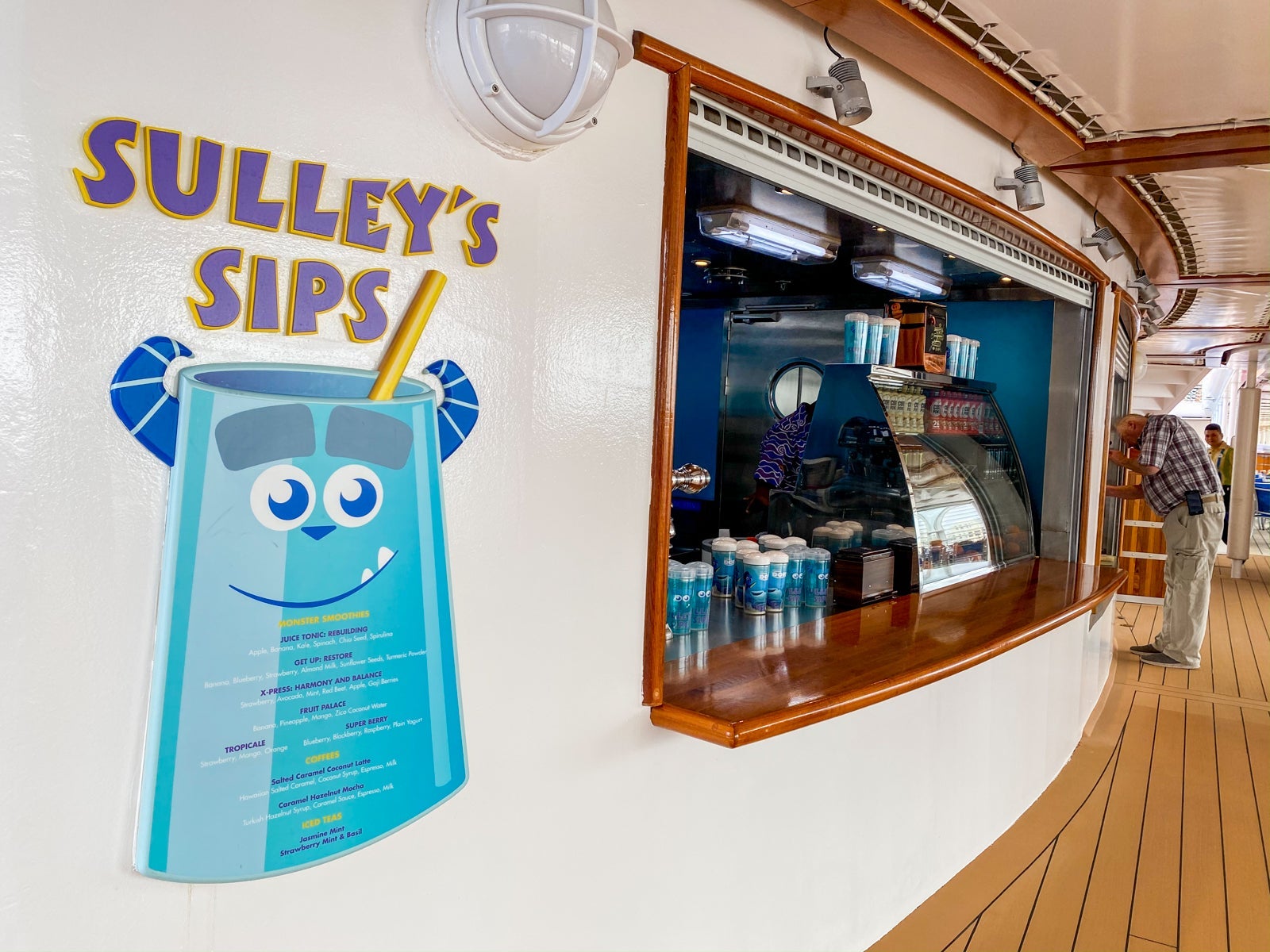 Sulley's Sips on Disney Wonder