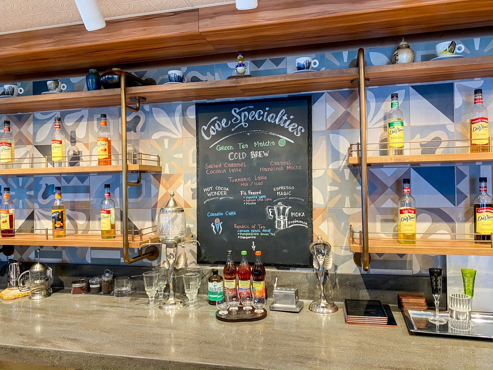 Coffee and adult drinks at Cove Cafe