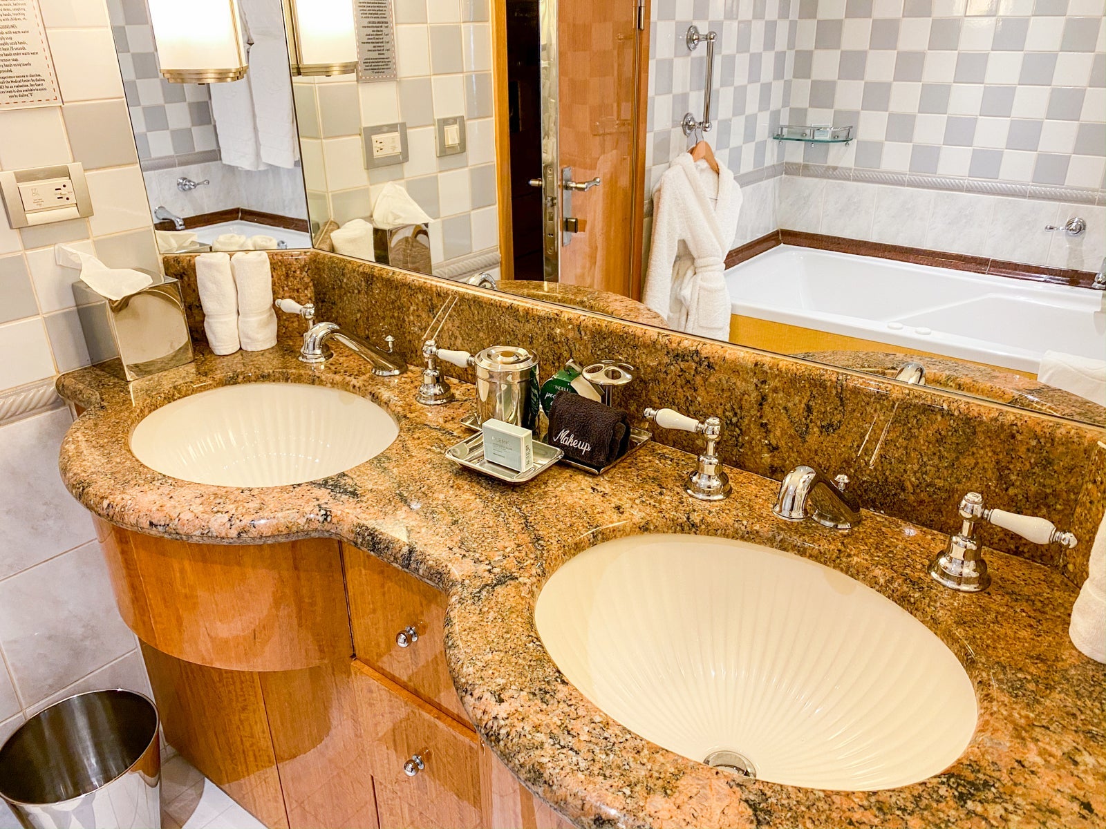 Bathroom in Disney Wonder one-bedroom