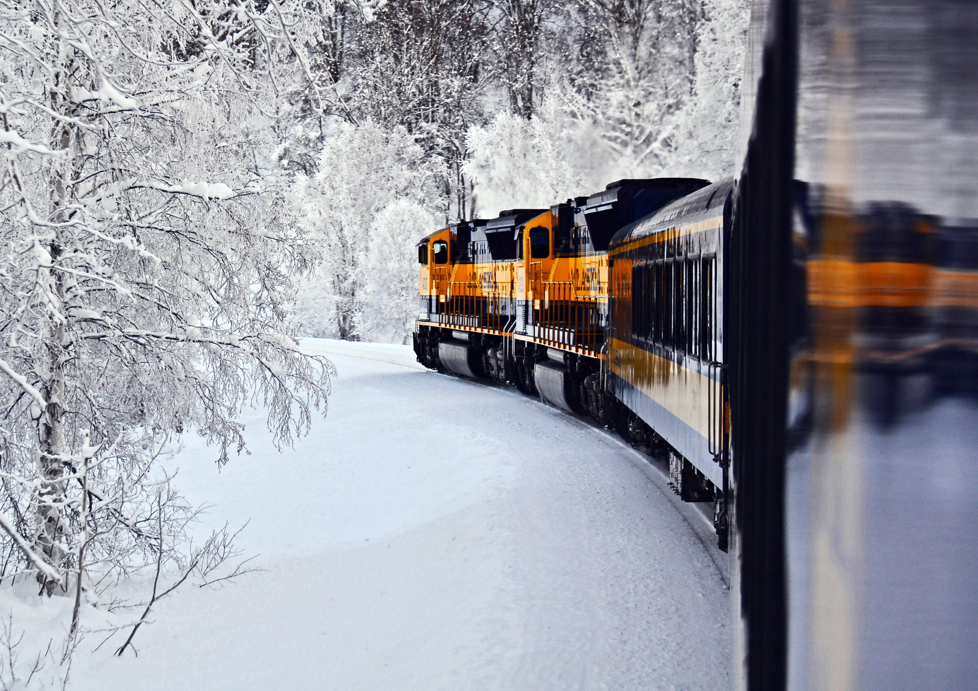 Aurora Winter Train in Alaska