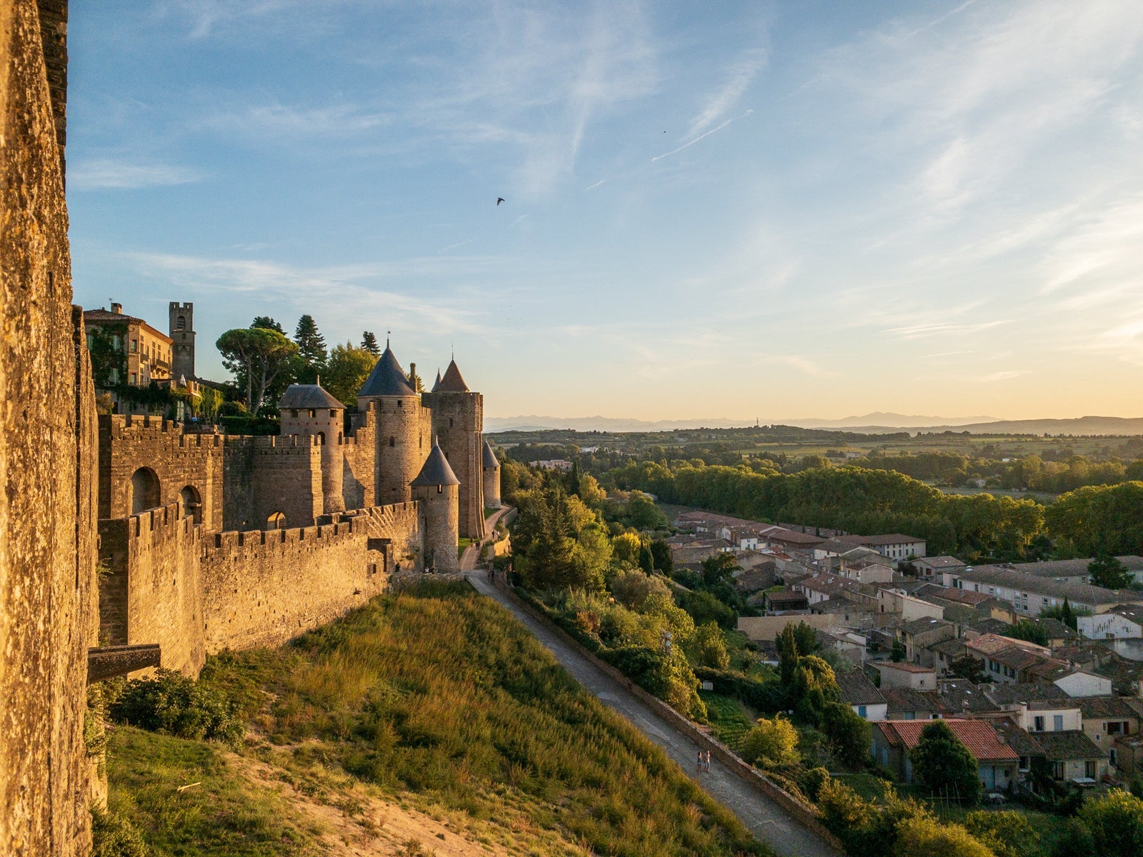 The city walls of Carcassonne, France. (Photo by FvanderVeer/Getty Images)
