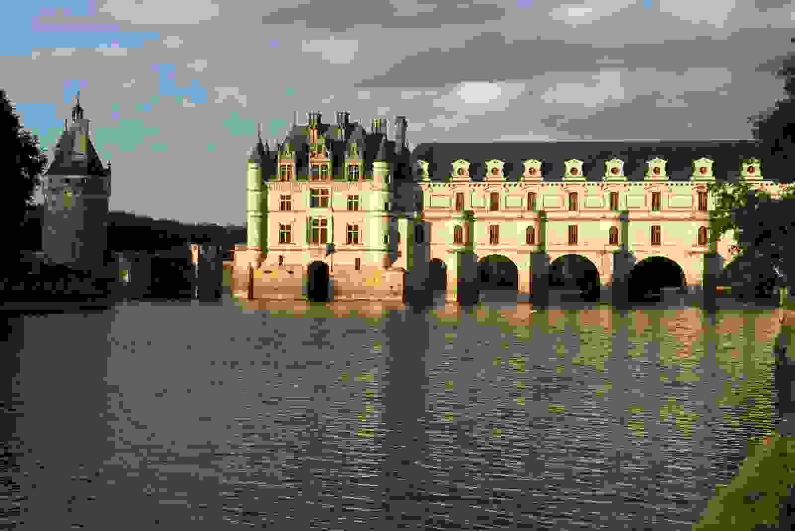 Chateau Chenonceaux on the Cher River in Loire, France. (Photo by Arthur Tilley/Getty Images)