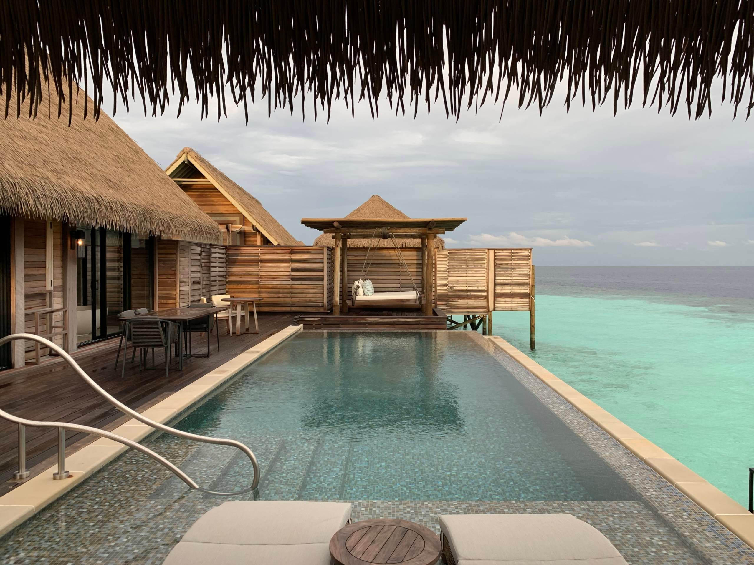 Queen Grand Overwater Reef Villa at the Waldorf Astoria Maldives Ithaafushi