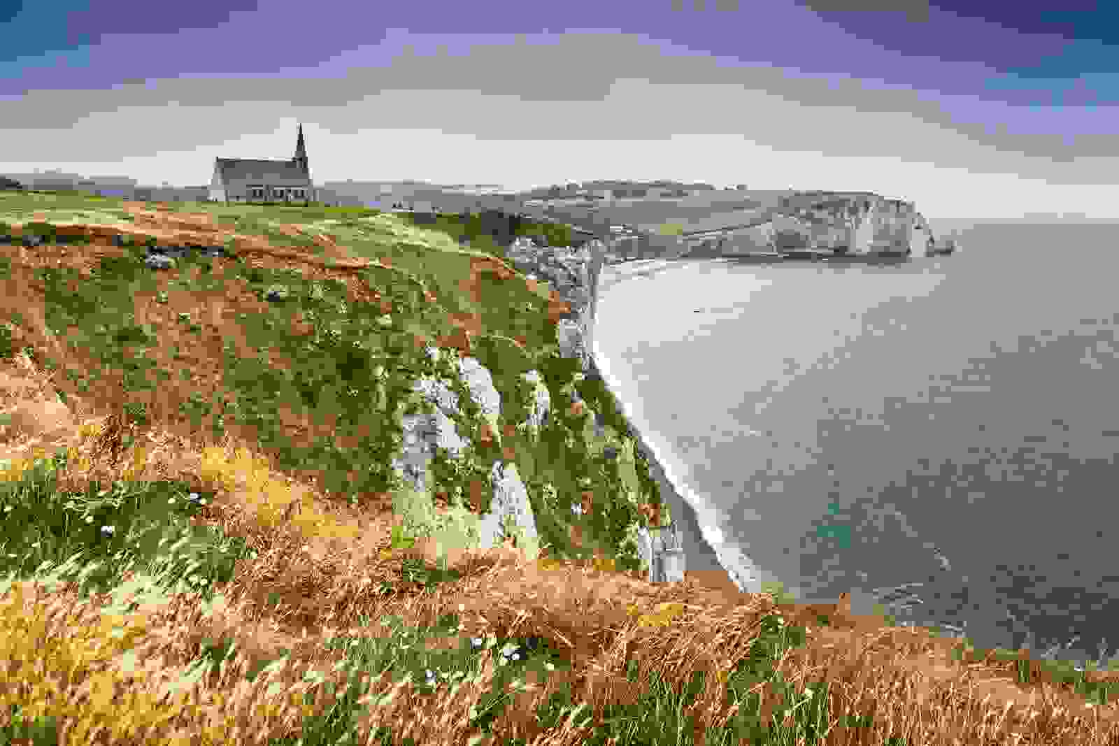 Étretat on the coast of Normandy in France. (Photo by Ellen van Bodegom/Getty Images)