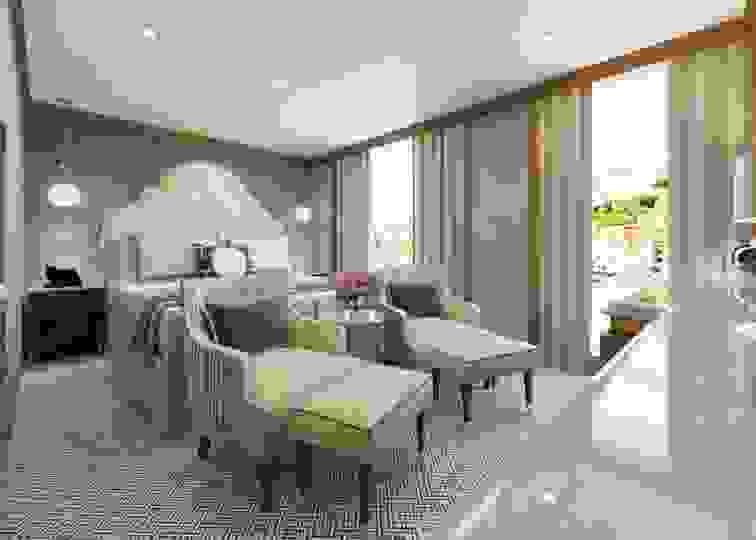 Nearly the entire top deck of the SS Sao Gabriel will be suites. Image courtesy of Uniworld.