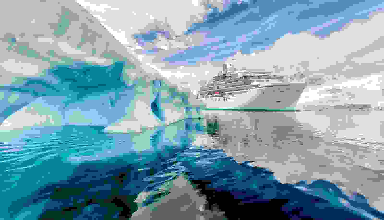 The 200-passenger Crystal Endeavor will sail to Antarctica and other off-the-beaten-path destinations. Image courtesy of Crystal Cruises.