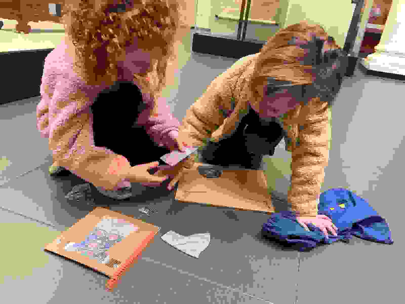 The kids kept busy throughout their trip to London. (Photo by Nathan Richardson/The Points Guy)