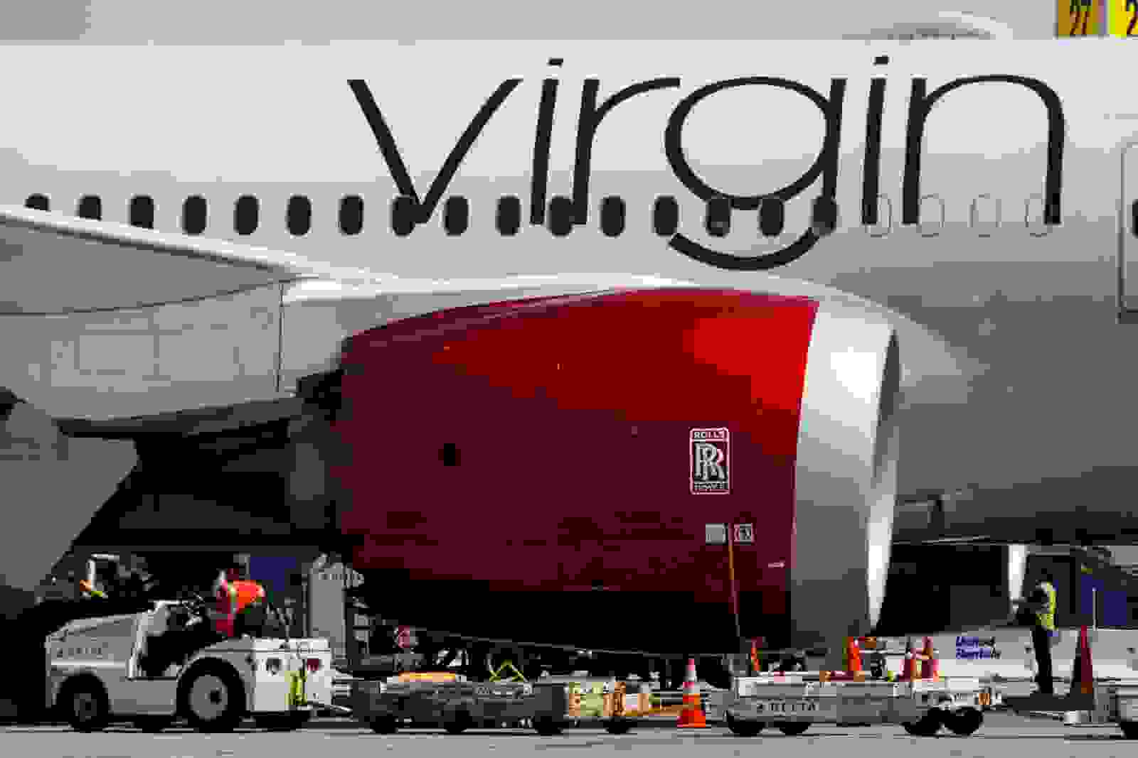 Crews prepare a Virgin Atlantic Boeing 787-9 (Registration G-VBOW) with Rolls Royce engines at Los Angeles International Airport (LAX) on Friday, March 29, 2019 in Los Angeles, Calif. © 2019 Patrick T. Fallon for The Points Guy