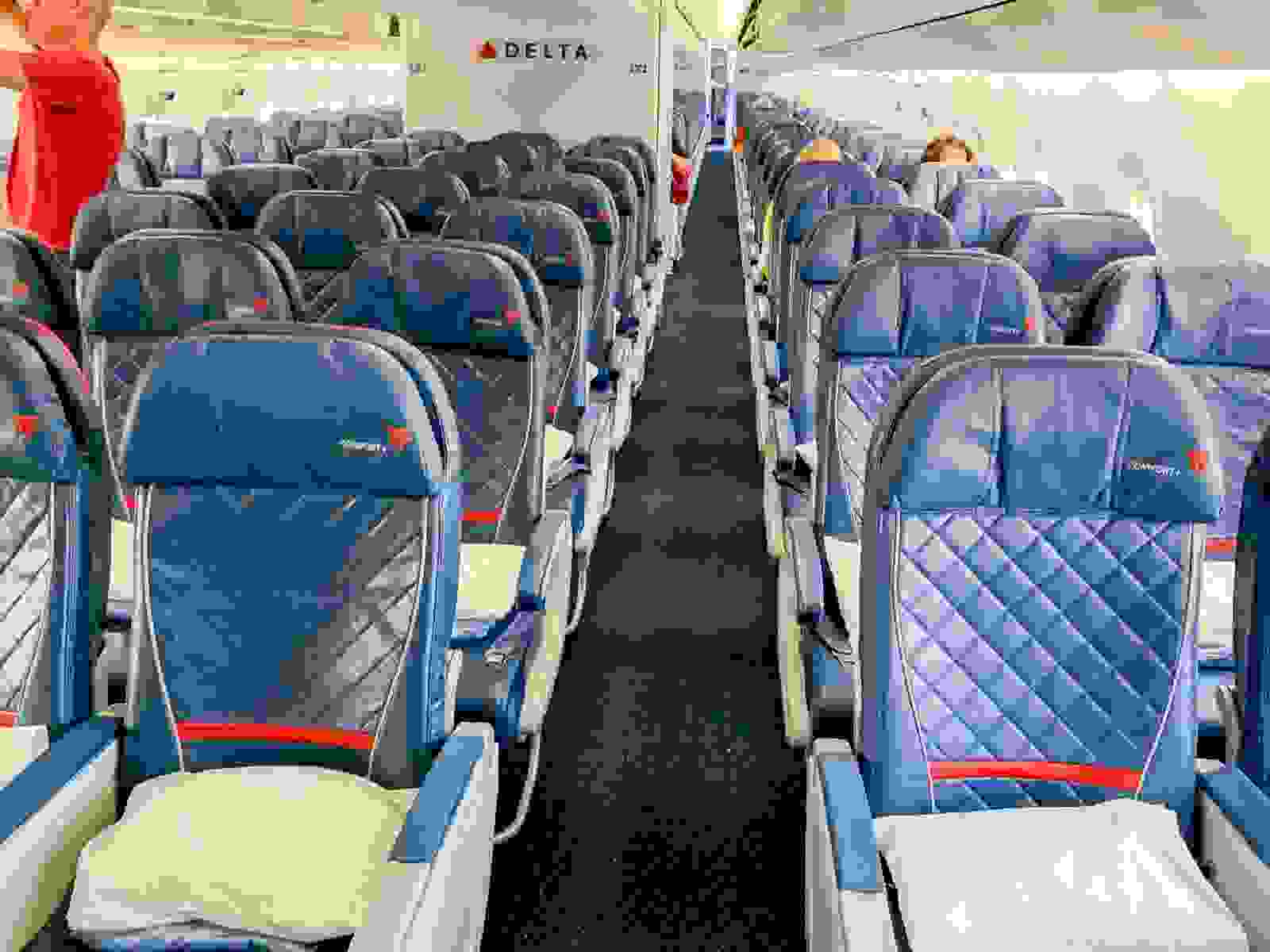 Delta Comfort Cabin on the Delta 767-300ER.
