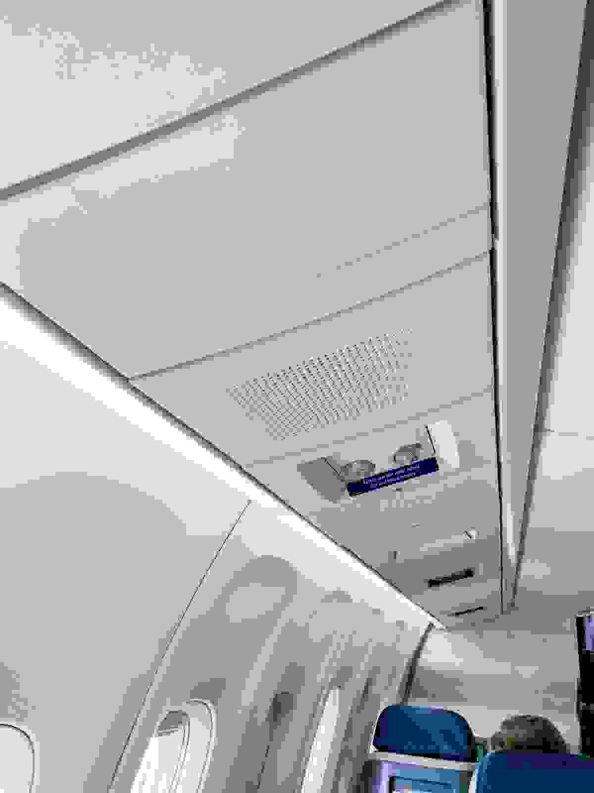 Air vents on the Delta 767-300ER.