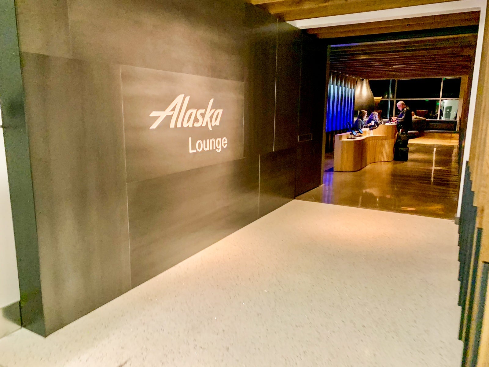 Seattle Alaska Airline New Lounge. (Photo by Clint Henderson/The Point Guy)