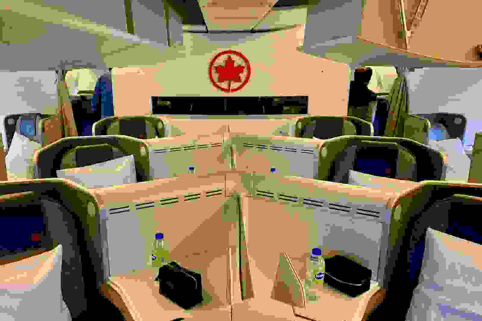 Business class in an Air Canada Boeing 777-300. (Photo by Zach Griff/The Points Guy)