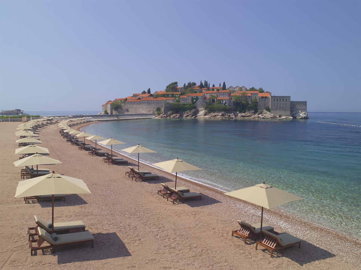 The Aman Sveti Stefan. (Photo by Amex Fine Hotels & Resorts)