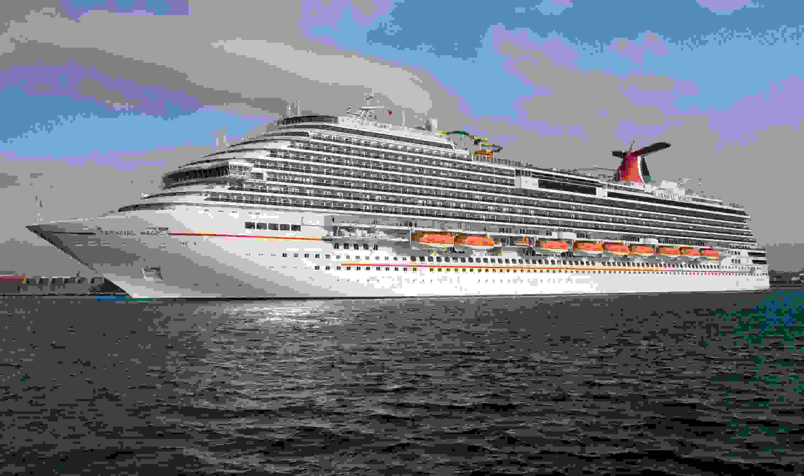 The 3,690-passenger Carnival Magic. (Photo courtesy of Andy Newman/Carnival Cruise Line)