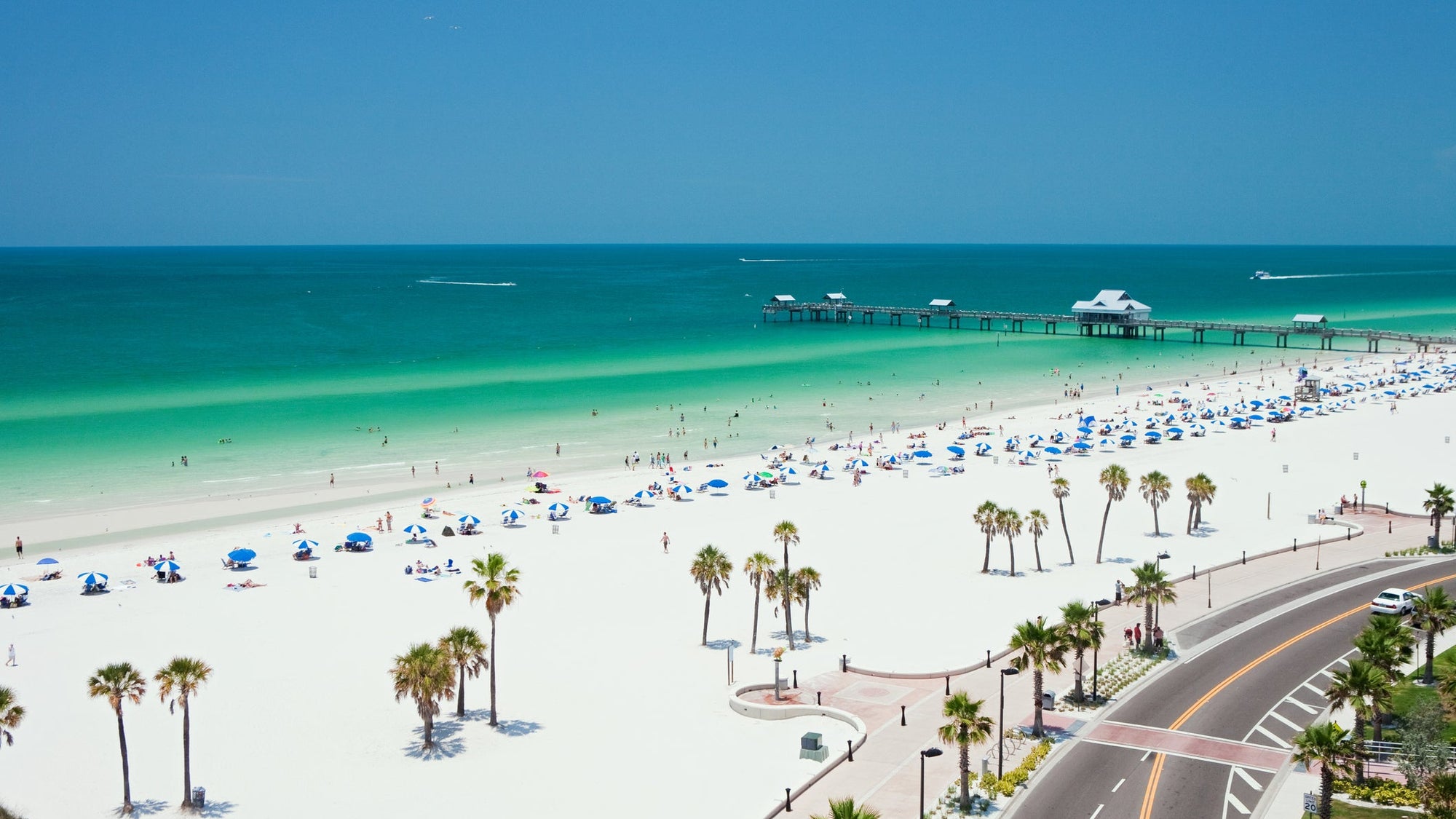 Beach scene, Clearwater, Florida