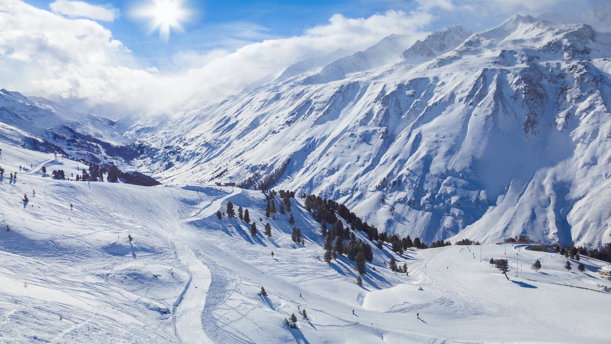 Mountain ski resort Hochgurgl Austria