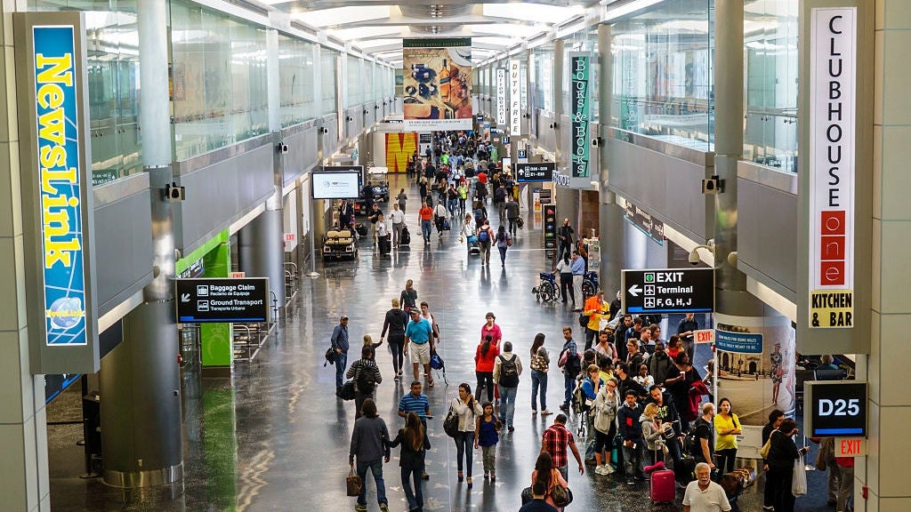 Miami's International Airport terminal.