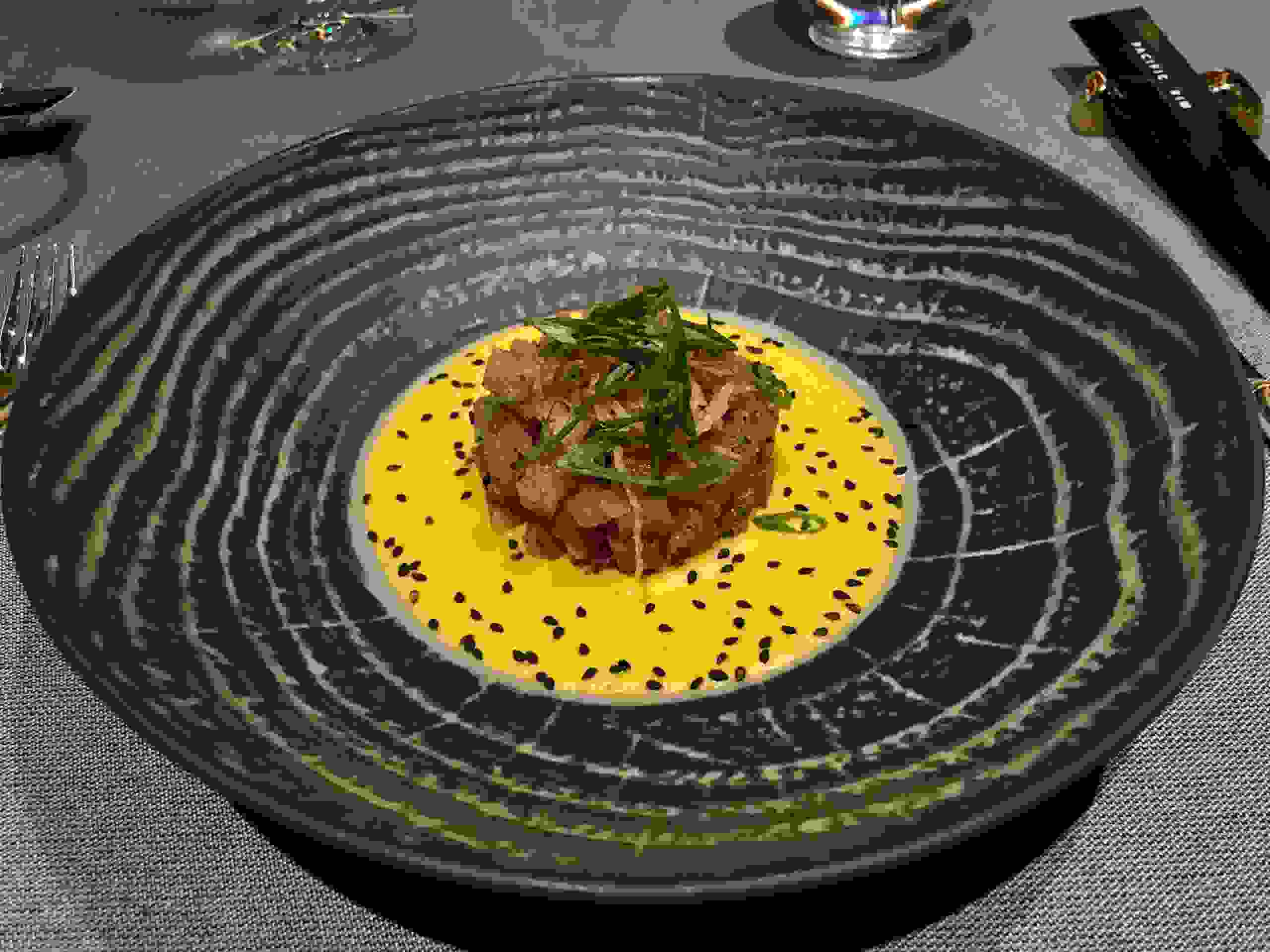 The tuna tartar at the Pacific Rim restaurant on Seven Seas Splendor is as tasty as it is pleasing to the eyes. (Photo by Gene Sloan/The Points Guy)