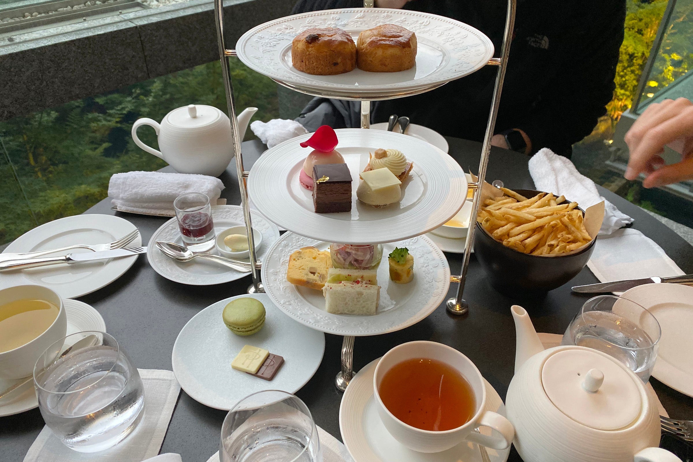 Afternoon tea at Ritz-Carlton, Kyoto