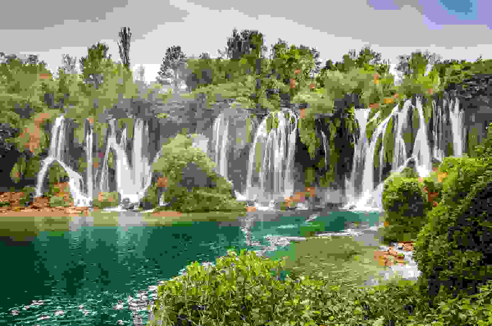 Kravica waterfall on the Trebižat River near Mostar. (Photo by Federica Gentile/Getty Images)