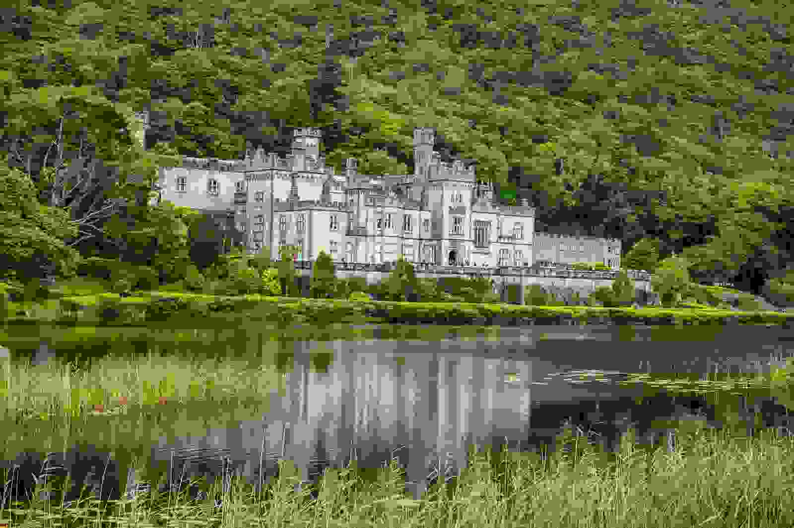 Kylemore Abbey in Connemara National Park. (Photo by Michael Runkel/Getty Images)