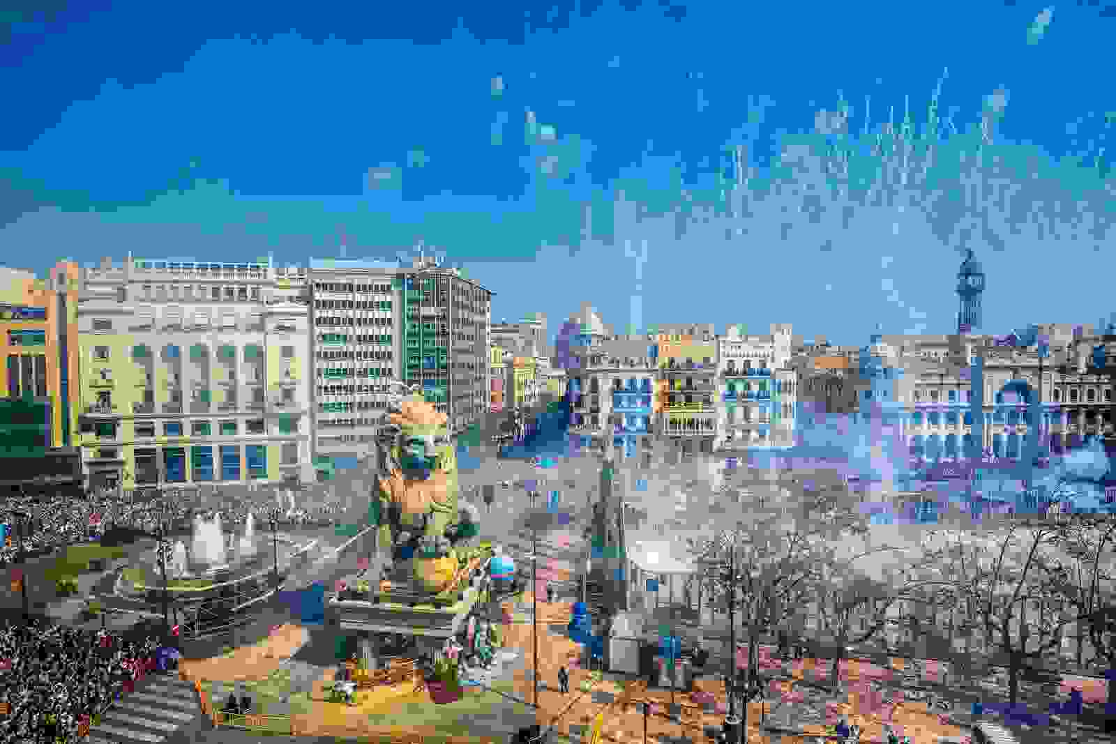 Fallas festival in Valencia. (Photo by Gonzalo Azumendi/Getty Images)