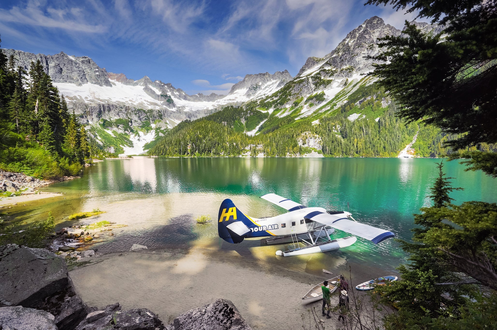 A Harbour Air Otter Aircraft on a B.C. lake. Image via Harbour Air.