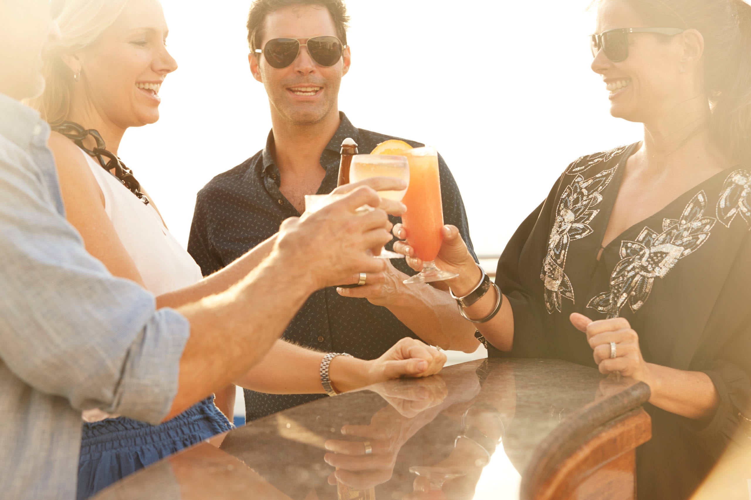 The Seaview Bar on a Princess ship