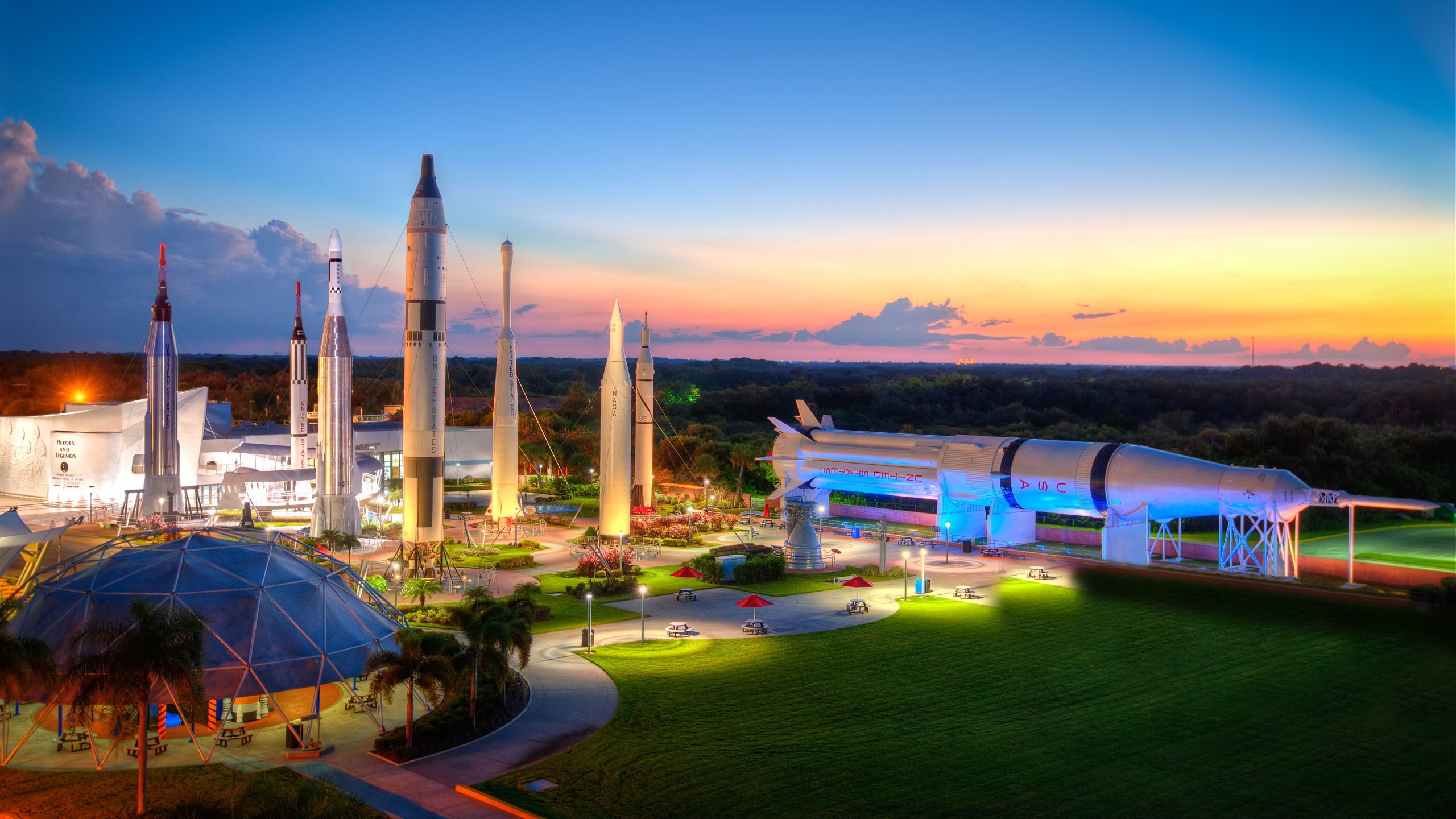 Rocket Garden at Kennedy Space Center