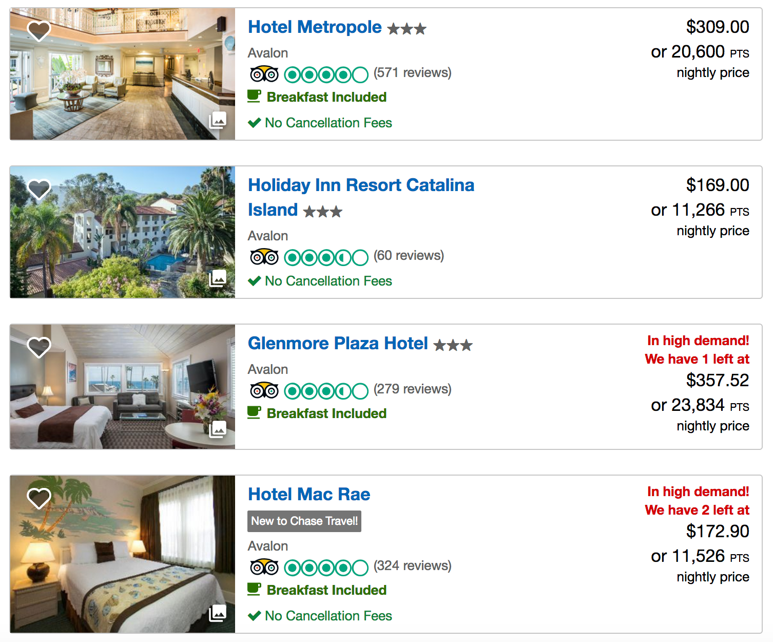 Chase's Ultimate Rewards travel portal