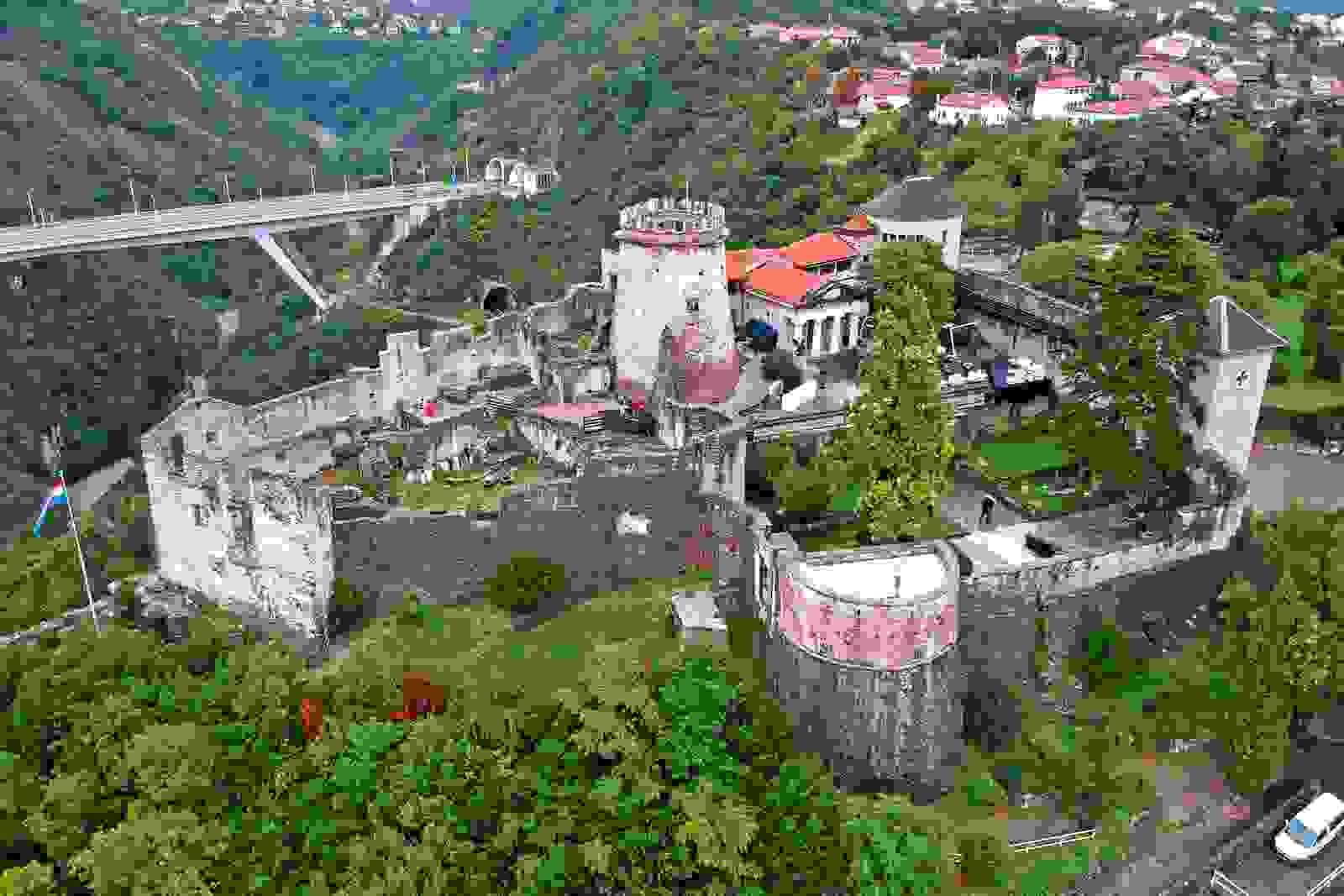Trsat fortress near Rijeka, Croatia. (Photo by Lsantek/Getty Images)