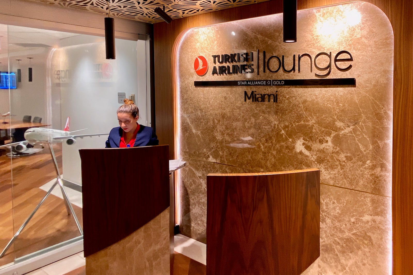 The Turkish Airlines Lounge at Miami International Airport is among those in the Priority Pass network. (Photo by Zach Griff/The Points Guy)